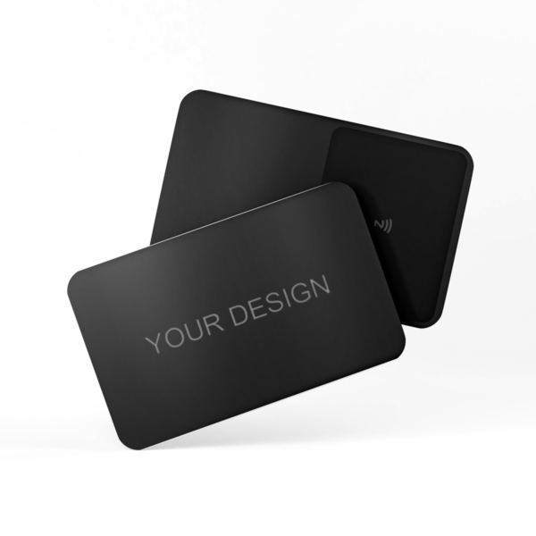 Black Silver NFC card